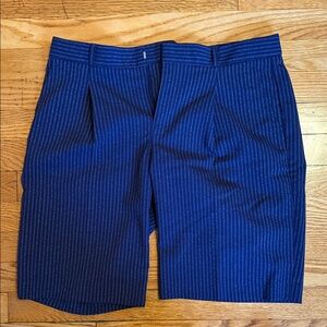 Banana Republic Navy Pinstripe Shorts